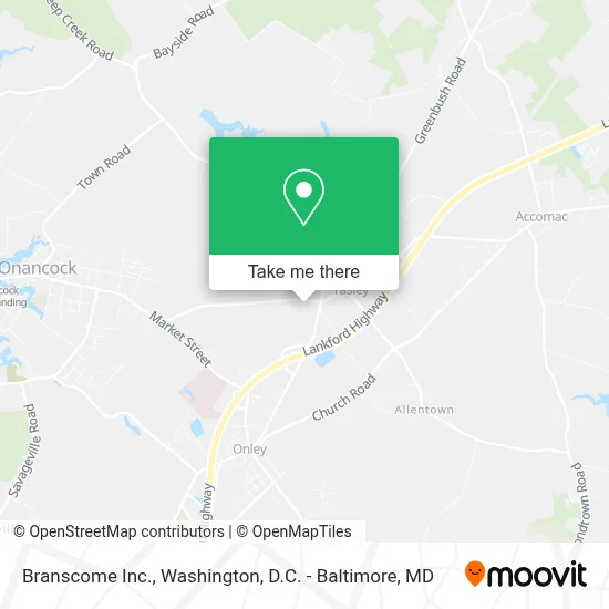 Branscome Inc. map