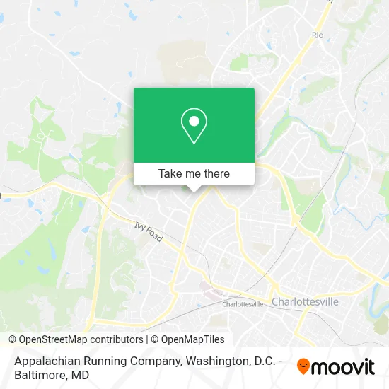Appalachian Running Company map