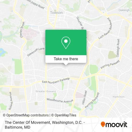 The Center Of Movement map