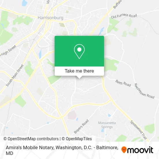 Amira's Mobile Notary map