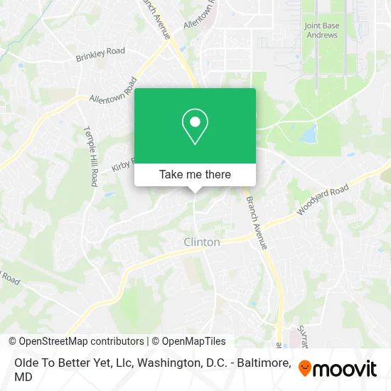 Olde To Better Yet, Llc map