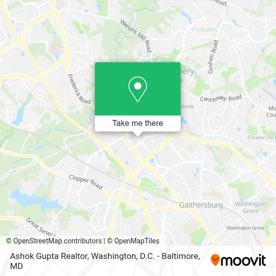Ashok Gupta Realtor map