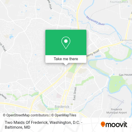 Two Maids Of Frederick map