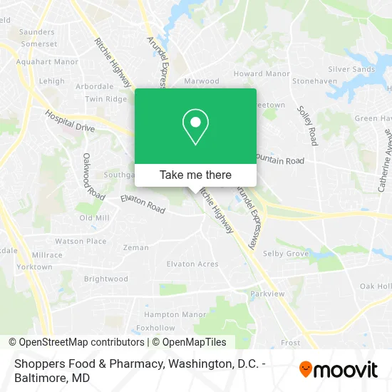 Shoppers Food & Pharmacy map