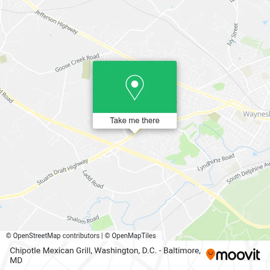 Chipotle Mexican Grill map