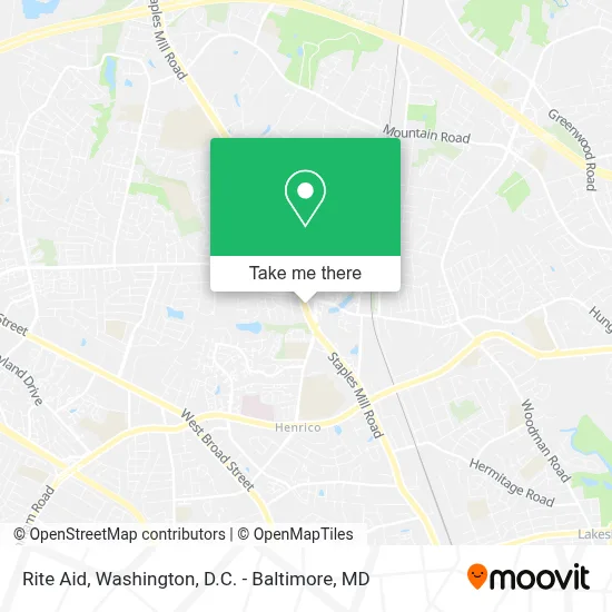 Rite Aid map