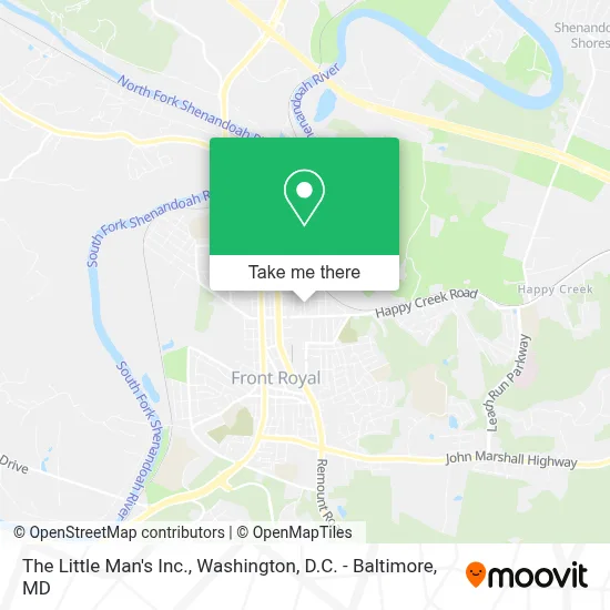 The Little Man's Inc. map