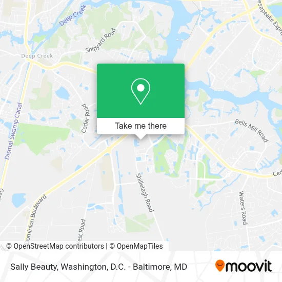 Sally Beauty map