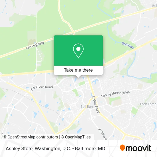 Ashley Store map