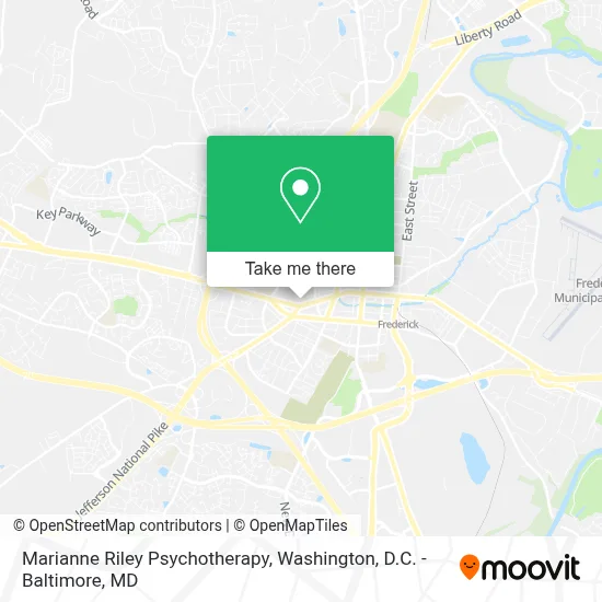 Marianne Riley Psychotherapy map