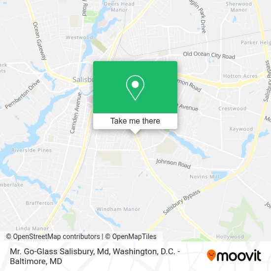 Mr. Go-Glass Salisbury, Md map
