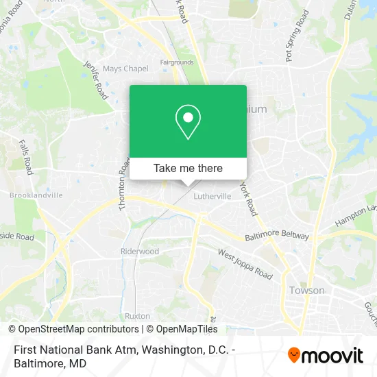 First National Bank Atm map