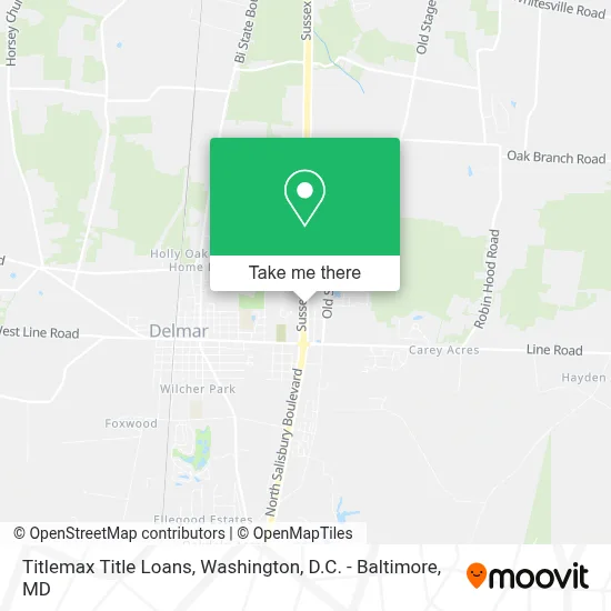 Titlemax Title Loans map