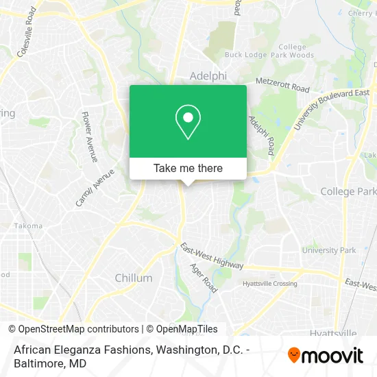 African Eleganza Fashions map