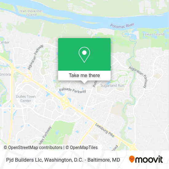 Pjd Builders Llc map