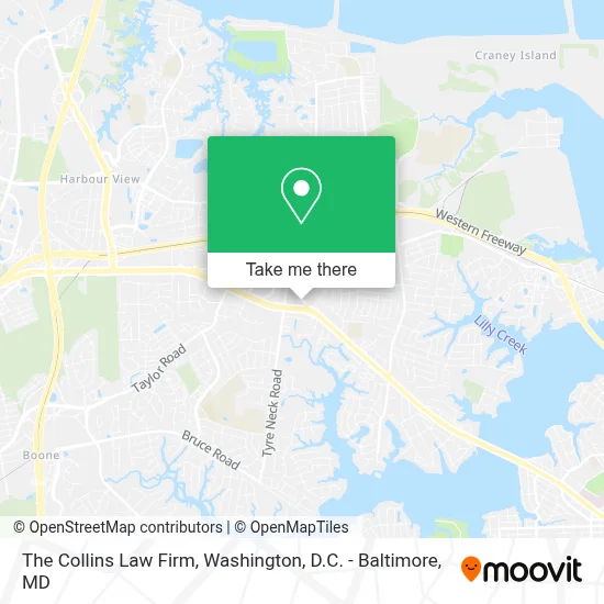 The Collins Law Firm map