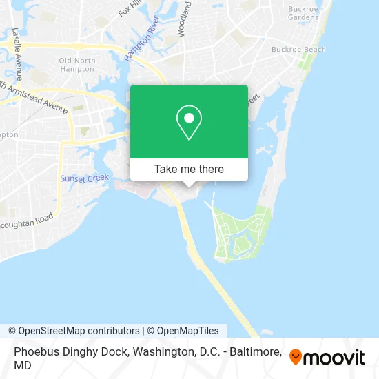 Phoebus Dinghy Dock map