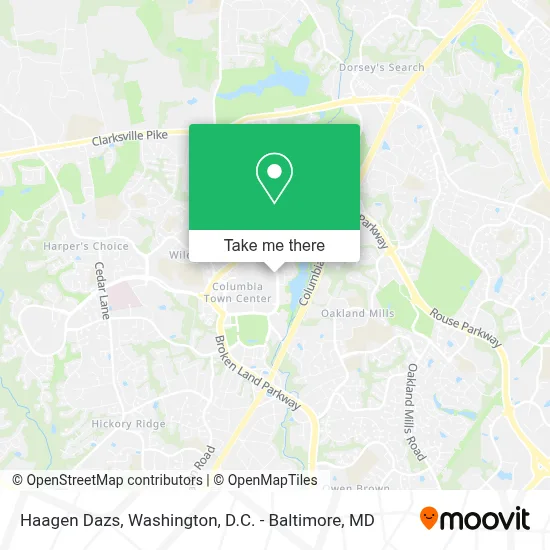 Haagen Dazs map
