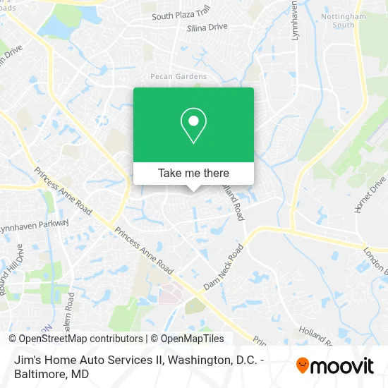 Jim's Home Auto Services II map