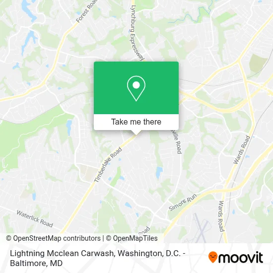 Lightning Mcclean Carwash map