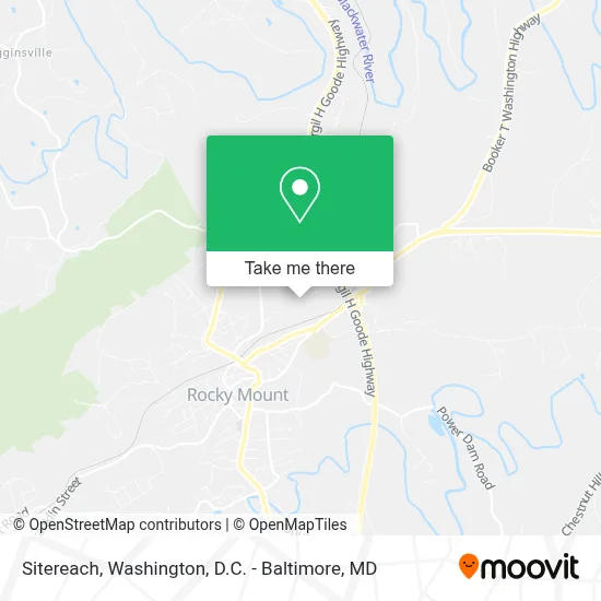 Sitereach map