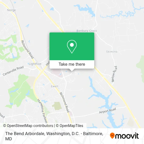 The Bend Arbordale map