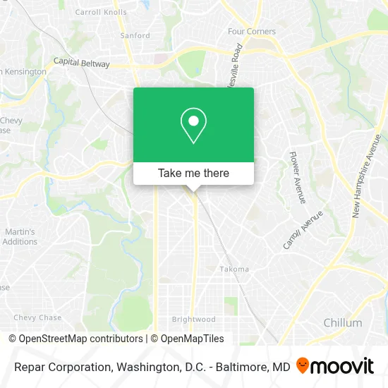 Repar Corporation map