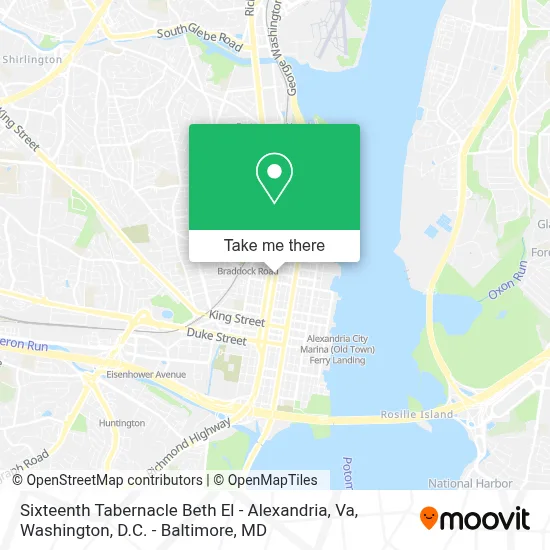 Sixteenth Tabernacle Beth El - Alexandria, Va map