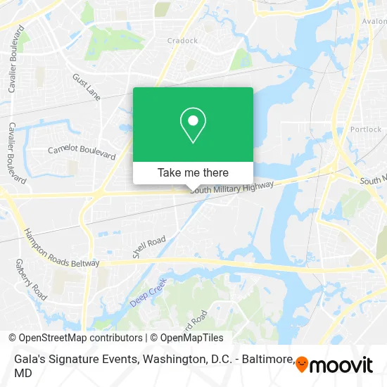 Gala's Signature Events map