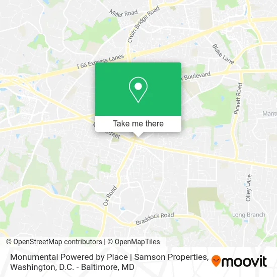 Monumental Powered by Place | Samson Properties map