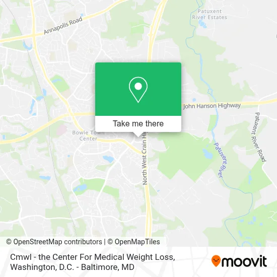 Cmwl - the Center For Medical Weight Loss map