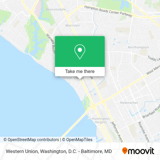 Western Union map