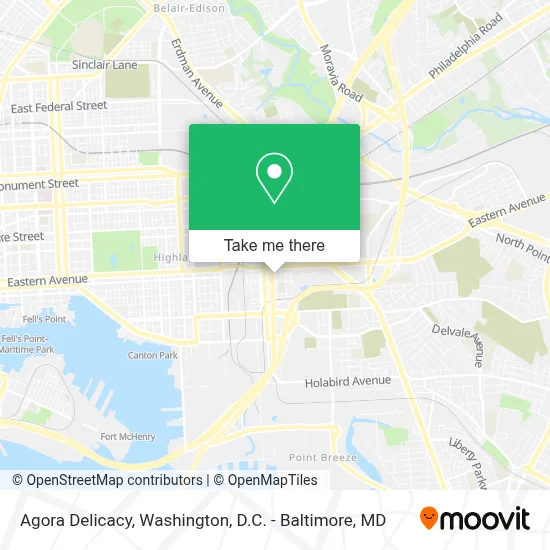 Agora Delicacy map