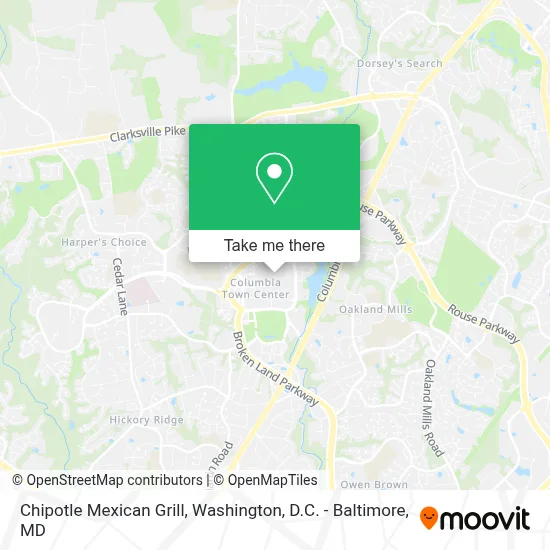 Chipotle Mexican Grill map