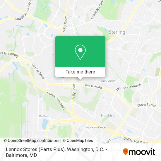 Lennox Stores (Parts Plus) map