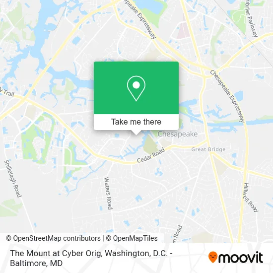 The Mount at Cyber Orig map