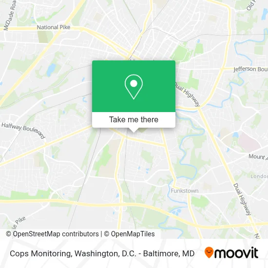 Cops Monitoring map