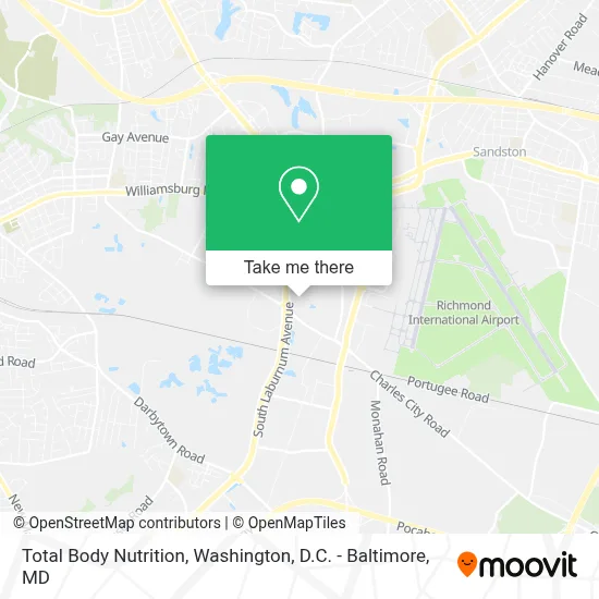 Total Body Nutrition map