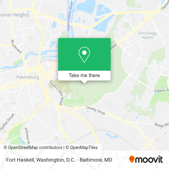 Fort Haskell map