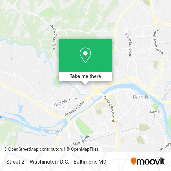 Rue 21 map