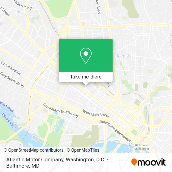 Atlantic Motor Company map