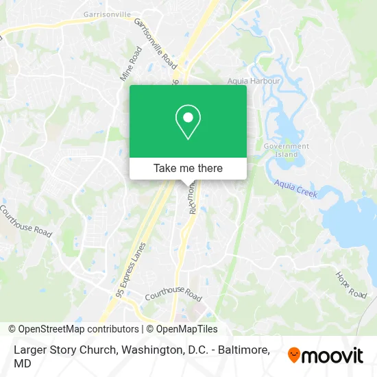 Larger Story Church map