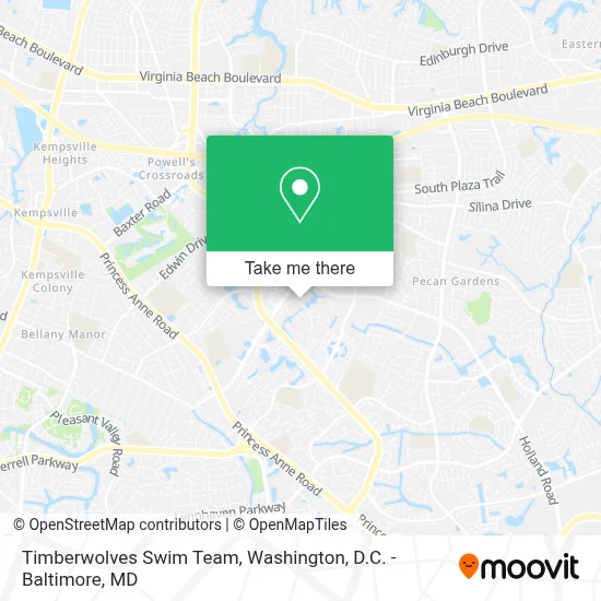 Timberwolves Swim Team map