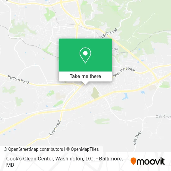 Cook's Clean Center map