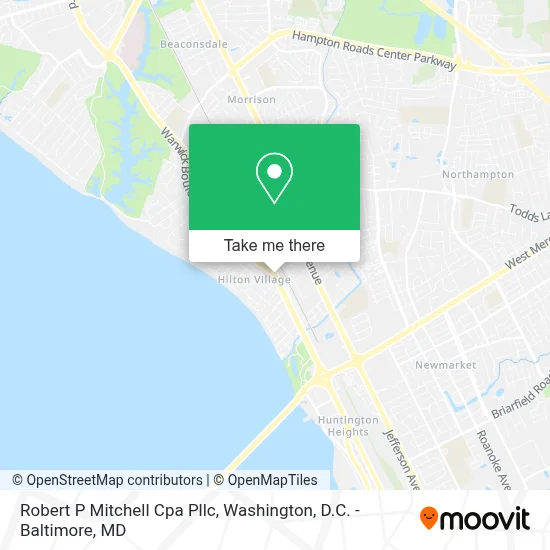Robert P Mitchell Cpa Pllc map