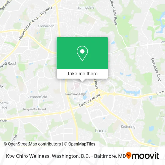 Ktw Chiro Wellness map