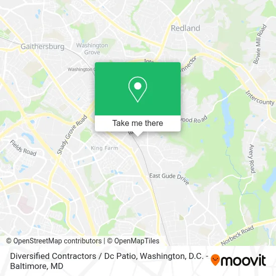 Diversified Contractors / Dc Patio map