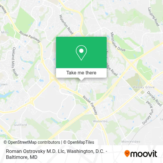 Roman Ostrovsky M.D. Llc map