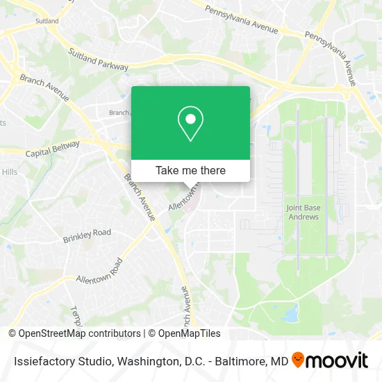 Issiefactory Studio map