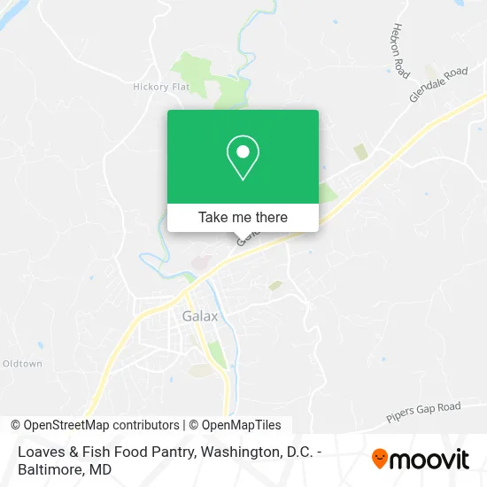 Loaves & Fish Food Pantry map